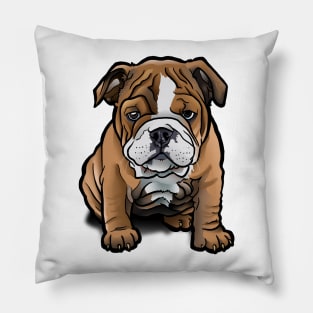 Baby Bulldog Pillow