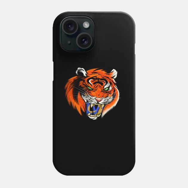 Bengal Big Game Design 1 Phone Case by Magic Whiskey ART