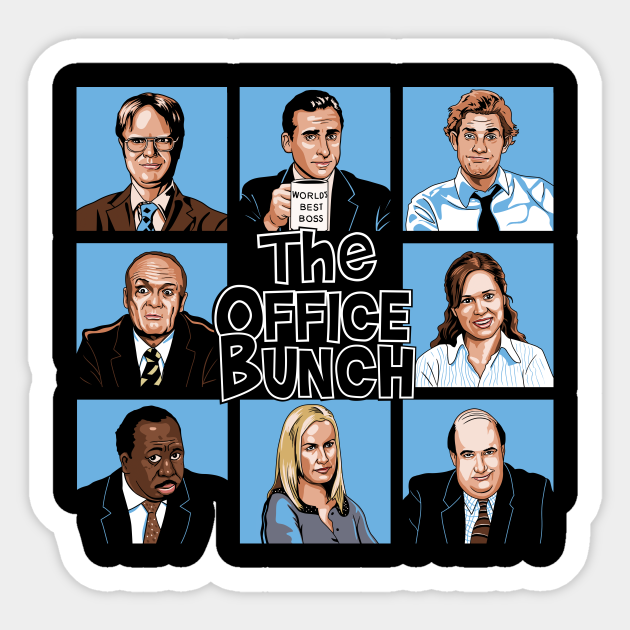 The Office Bunch - Office - Sticker | TeePublic