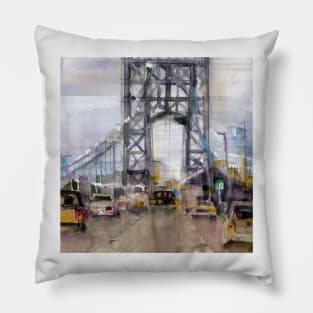George Washington Bridge - New Jersey Pillow