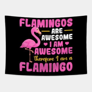 Flamingo Animals Flamingos are Awesome Tapestry