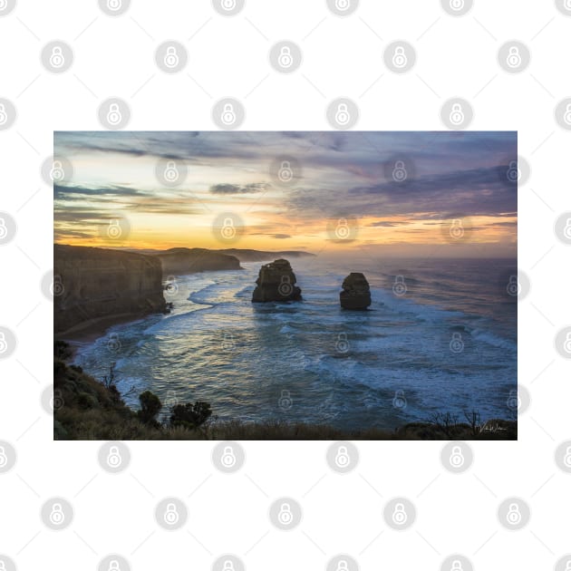 Gog and Magog from the 12 Apostles, Port Campbell National Park, Victoria, Australia. by VickiWalsh