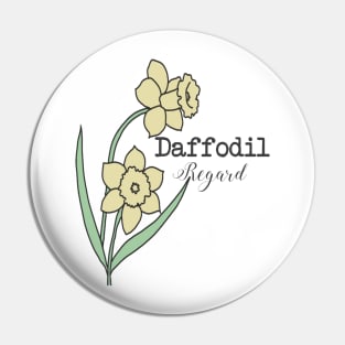 Daffodil (regard) Pin