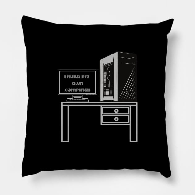 Dark PC Builder Pillow by Kidrock96