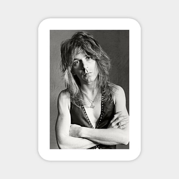 Randy Rhoads Art Print Guitarist Heavy Metal Hard Rock Magnet by ZiggyPrint