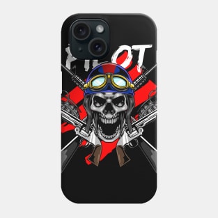 Skull Pilot 02 Phone Case