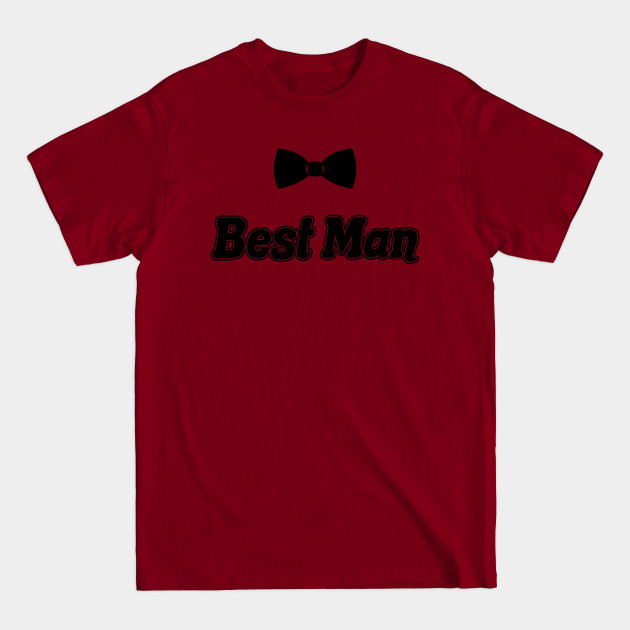 Discover Best Man - Bow Tie, Bachelorette Party For Cool Best Man, Wedding Gifts For Men - Bachelor Party Gift - T-Shirt