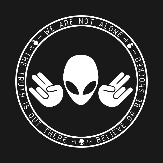 Alien Shocker (Dark Background) by HiLoDesigns