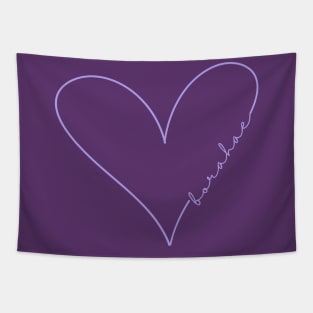 Borahae - purple heart - BTS Tapestry