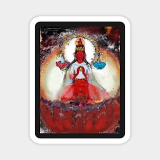 Pandaravasini - Red Female Buddha of Love and Healing Magnet