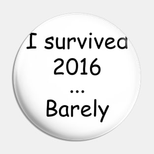 I Survived 2016 Pin