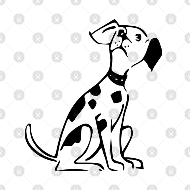 Dalmatian Dog Illustration by Wilcox PhotoArt