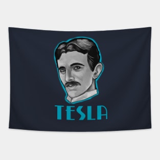 Nikola Tesla Tapestry