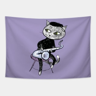 Jazz Cat Tapestry