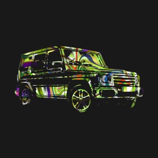 G wagon abstract psychedelic colorful T-Shirt