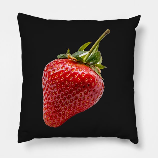 Fresh Single strawberry Pillow by Russell102