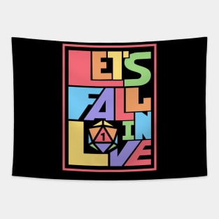 DnD Design Let's Fail in Love Nat1 Tapestry