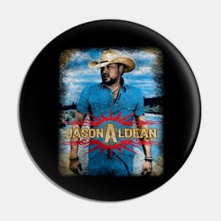 Jason Aldean Vintage Pin