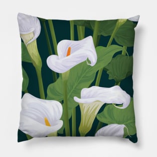 Cute White Flowers Pattern | Beautiful Floral Pillow