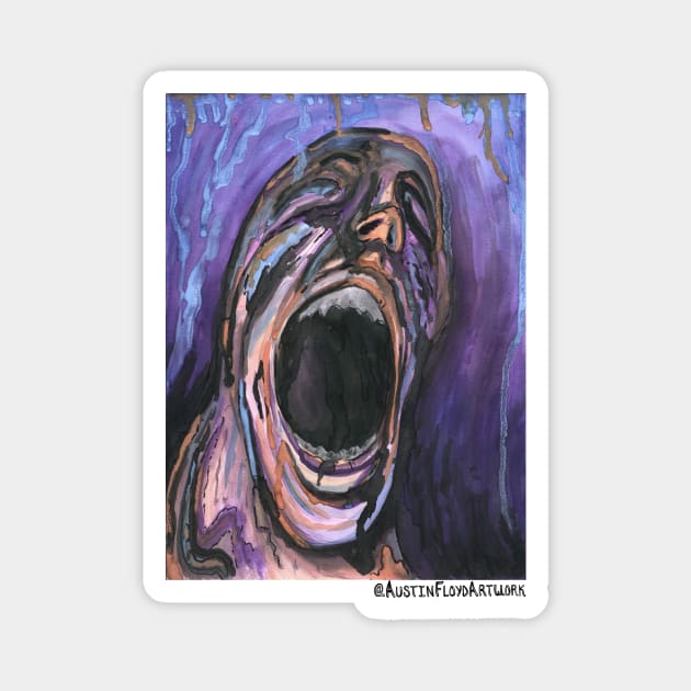 Series of Screams - Tired Magnet by Austin Floyd Artwork