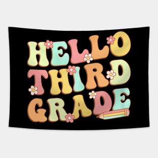 Third Grade Team 3rd Grade Teacher Girl Back to School Tapestry