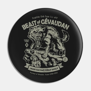 Beast of Gevaudan Pin