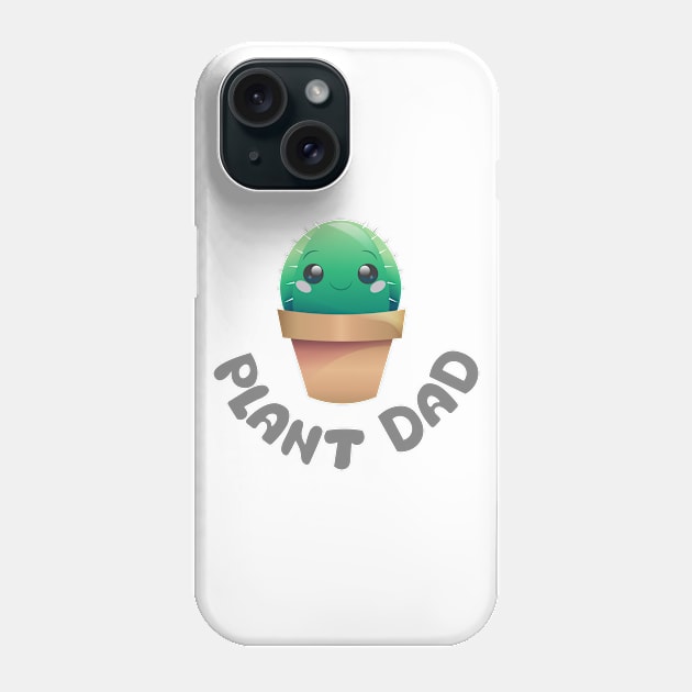 Plant Dad Cactus Phone Case by spookpuke