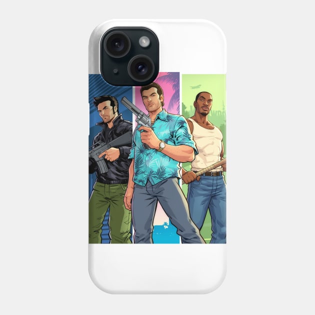 GTA: Definitive Edition Phone Case by PatrickBrownArt