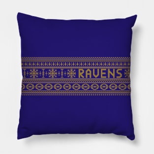 Ravens / Xmas Edition Pillow