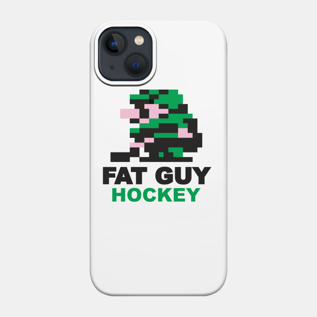 Fat Guy Hockey - Nintendo - Phone Case