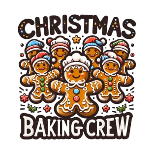 Christmas Baking Crew Vintage Gingerbread Men T-Shirt