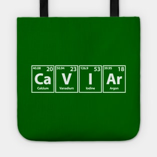 Caviar (Ca-V-I-Ar) Periodic Elements Spelling Tote