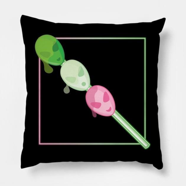 Alien Dango Pillow by artslee