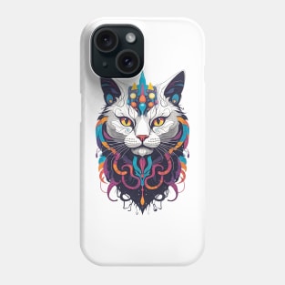 Abstract Fantasy Cat Phone Case