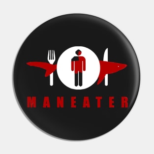 Maneater Fork and Knife Pin