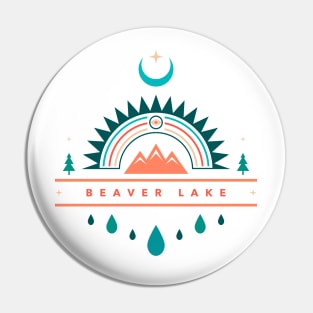 beaver lake boho rainbow Pin