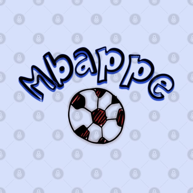 Mbappe text + Soccer ball by QUOT-s