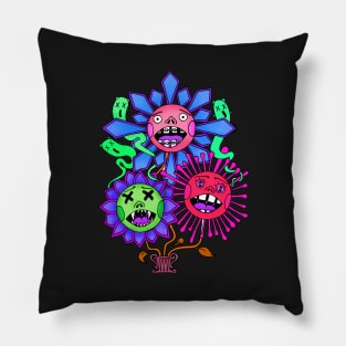 Carnivorous Flowers Pillow