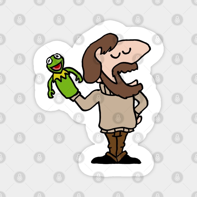 Jim and his frog Magnet by Undeadredneck