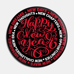 Happy New Year Motivational Pin