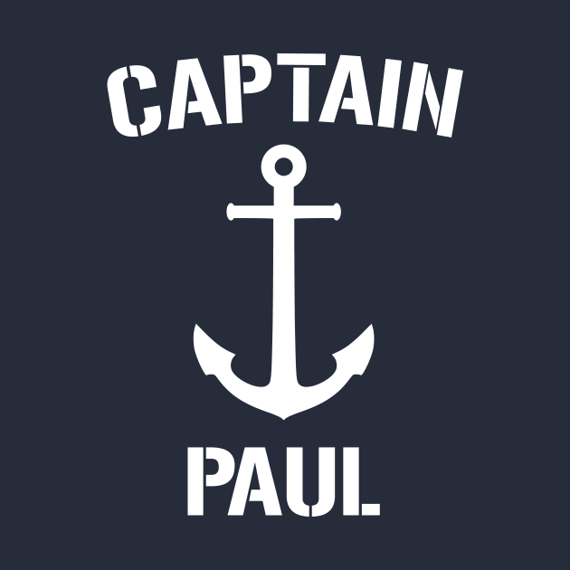 Nautical Captain Paul Personalized Boat Anchor by Rewstudio