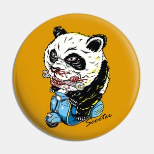 Angry Panda Pin