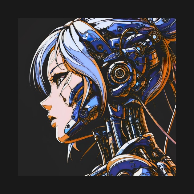 Cyborg Woman by Cyber Prints