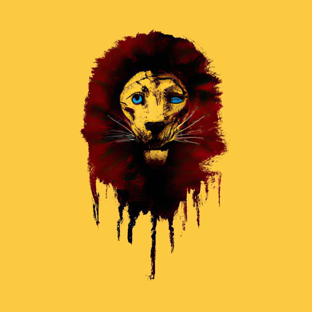 Rebel Lion (Yellow) by poppijanne