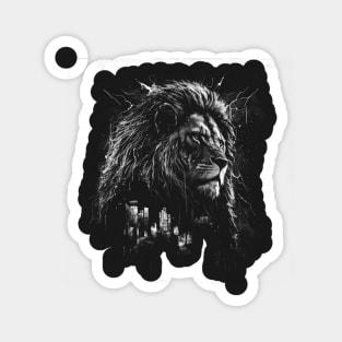 Fierce and Majestic: A Lion Design Magnet