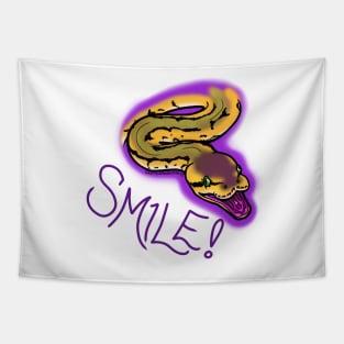 Smiling Lemonblast Ball Python 2 Tapestry