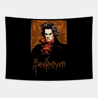 Ludwig Black Beethoven Tapestry