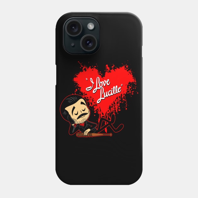 Vintage Retro Zombie Killer Funny Cartoon Parody Phone Case by BoggsNicolas