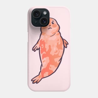 Orange Weddell Seal Phone Case