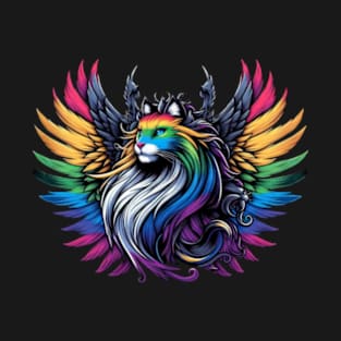 Rainbow Wings Majesty T-Shirt